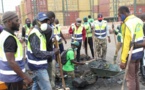 Opérations de désencombrement de la plateforme de distribution du Port autonome de Dakar