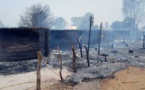 Incendie à Keur Maba : Plusieurs tonnes décortiquées partent en fumée... Des magasins et des machines consumés.