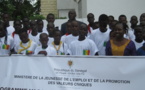 : Lancement de la « caravane découverte-solidarité » par le Ministre Benoît Sambou. Les jeunes vont à la découverte de leur pays et porter le message de la citoyenneté, acte de tous les jours