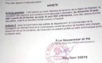 Kaolack: interdiction de circulation des gros porteurs d'immatriculation étrangère jusqu'à demain 9h ( arrêté)