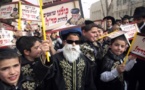 Israël: manifestation géante de juifs ultra-orthodoxes contre le service militaire