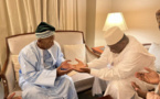 Médinatoul Mounawara : le Khalife Cheikh Mahi Niass reçoit la visite du président Macky Sall.