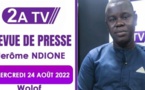 Revue de Presse du 24 Octobre 2022 avec Jerome Ndione
