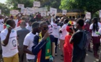 [Vidéo] « Free Pape Alé Niang »: La marche a démarré avec une forte mobilisation