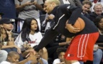 Rihanna et Chris s’ignorent à un match de Basket Ball [Photos]