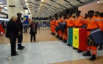 [Images] : Des sapeurs-pompiers sénégalais en route pour la Turquie