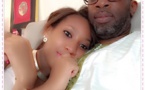 Bouba Ndour en compagnie de sa fille ainée avec Viviane, Zeyna Ndour
