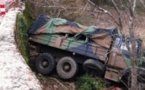 Décès d’un soldat, trois blessés graves lors d’un accident d’un véhicule de l’armée