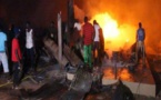 Incendie au marché Corona de Tamba : une dizaine de cantines consumées par le feu