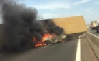 Autoroute à péage : Un poids lourd se renverse et bloque la circulation
