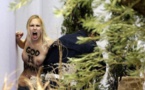 Une femen seins nus saisit la statuette de l'Enfant Jésus sur la place Saint-Pierre