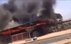 TER : La gare de Rufisque incendiée (vidéo)