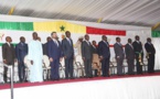 Son Excellence Monsieur Macky Sall,  pose de la première pierre de la 2ème Université de Dakar