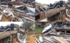 Accident de Louga : Découvrez les images impressionnantes de l’épave du bus