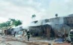 Incendie au marché central de Tamba : Une dizaine de cantines réduites en cendres