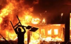 Incendie au marché "Saubantè" de Kaolack: plusieurs cantines ravagées par les flammes