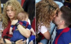 Shakira avec ses fils au stade pour supporter leur père, Gerard Piqué