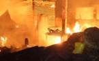 Ziguinchor : Incendie au marché Boucotte