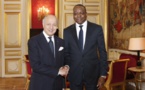 Le MAESE Mankeur N'diaye reçu par Laurent Fabius au Quai D'Orsay