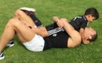 Quand Cristiano Ronaldo fait des abdos avec son fils de 4 ans !
