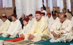 Le Roi Mohammed VI à la grande mosquée aujourd’hui