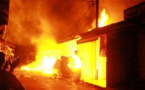 Incendie au marché central de Mbour : les pertes estimées à plus de 100 millions FCFA