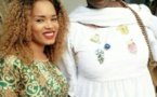 Rama Aidara, la nouvelle femme de Mara Ndiaye pose avec la première dame Marieme Sall