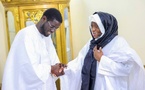 L’arrivée du Président Bassirou Diomaye Faye à Cambérène, chez le Khalife général des Layènes, Seydina Mouhamadou Makhtar Laye
