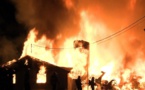 Dernière minute à Mbour: Un incendie emporte huit maisons et tue une fille de 07 ans
