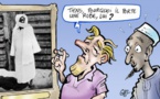 La caricature provocante sur Serigne Touba publié par Jeune Afrique sur l’histoire du « sac homo » fait polémique sur les réseaux sociaux