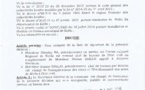  notification de la décision portant nomination du chef  du bureau  de l’état civil de kolda  par mr le maire bibi balde