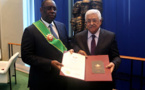 PARIS : Macky Sall décoré de la Grande Croix de l'Ordre de l'Etat de Palestine