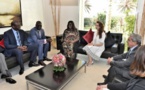 La Princesse Lalla du Maroc reçoit Mariéme Faye Sall