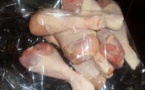 Saisie de plus de 2 tonnes de cuisses de poulets par la Douane à Diamniadio