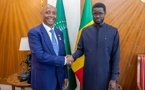 Audience au Palais: Bassirou Diomaye Diakhar Faye échange avec Patrice Motsepe sur la situation du football africain