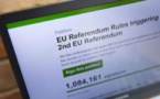 Brexit : La pétition pour un nouveau référendum atteint 2 millions de signatures
