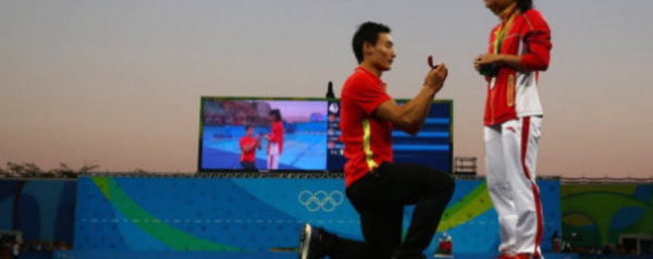 L'image forte RIO 2016: Elle gagne une médaille et une demande en mariage