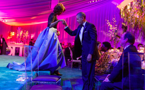 Obama fait ses adieux aux peuples americains, sa vie en image