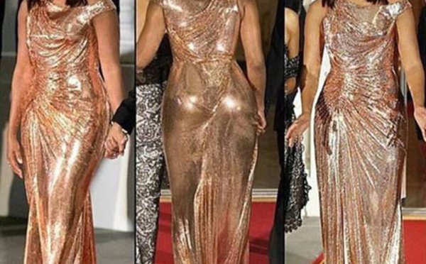 La tenue de soirée de Michelle Obama affole la toile !!!