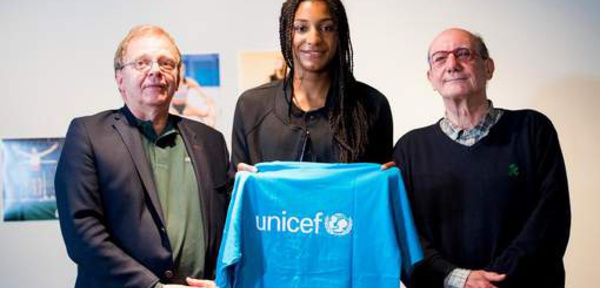 Nafissatou Thiam, nouvelle ambassadrice de l'Unicef