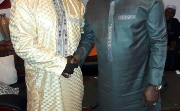 L'ex-champion de lutte Balla Bèye 2 reçu par le Président Adama Barrow
