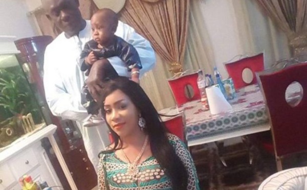 Baba Tandian en compagnie de sa femme Aicha le jour de la Tabaski