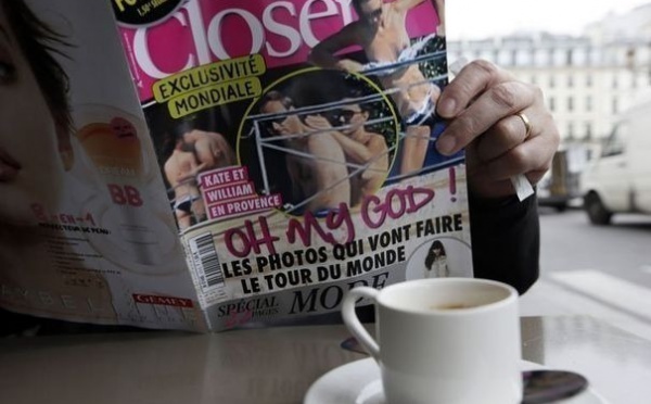 Photos de Kate seins nus: Closer condamné, interdiction de toute nouvelle publication