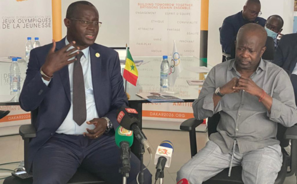 Présidence de la CAF : Augustin Senghor s'est entretenu avec le président du CNOSS, Mamadou Diagna Ndiaye.