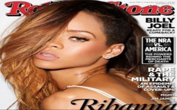 Rihanna, seins nus dans le mensuel américain Rolling Stone