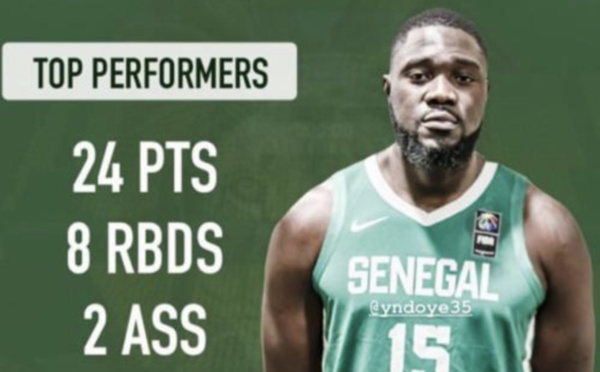 Équipe nationale basket : Youssoupha Ndoye, de la taille et du leadership sur le parquet...