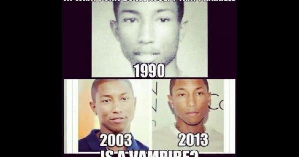 Pharrell Williams, l'homme qui ne vieillit pas