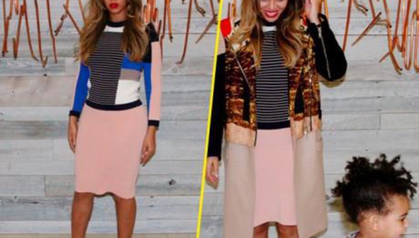 Beyoncé : Blue Ivy n'est jamais loin de ses shootings !