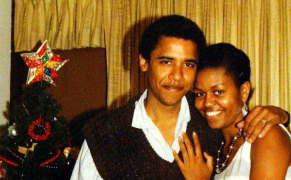 Michelle Obama sort les archives de Noël