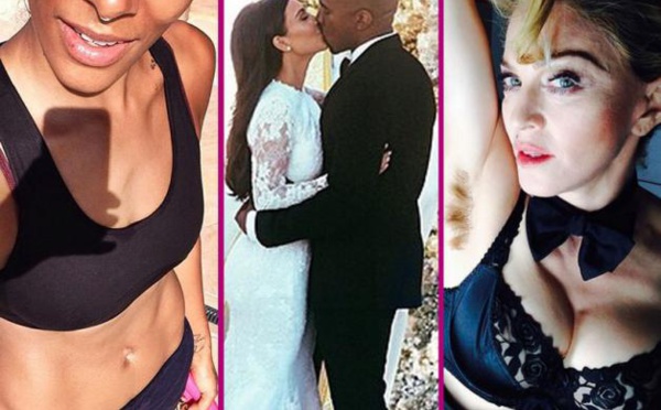Rétro 2014 : Shy'm, Kim Kardashian, Madonna... L'année Instagram des stars